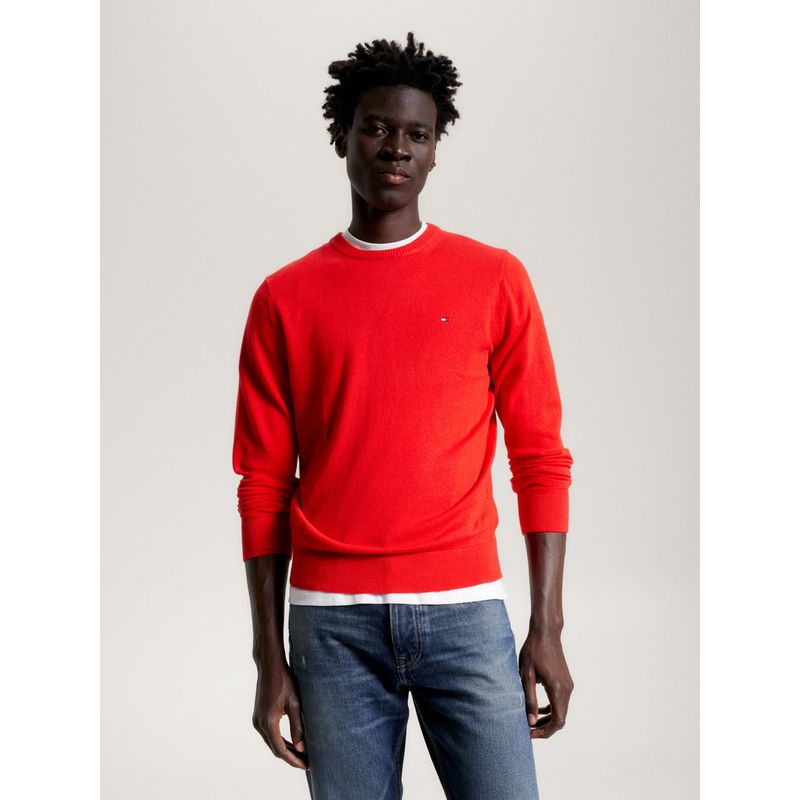 TOMMY HILFIGER - SWEATER PIMA ORG CTN CASHMERE CREW NECK