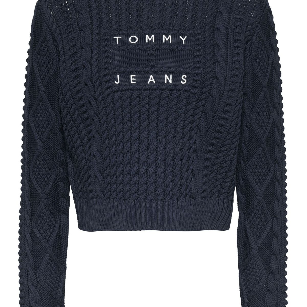 TOMMY HILFIGER - SWEATER TJW BUBBLE CABLE FLAG CREW