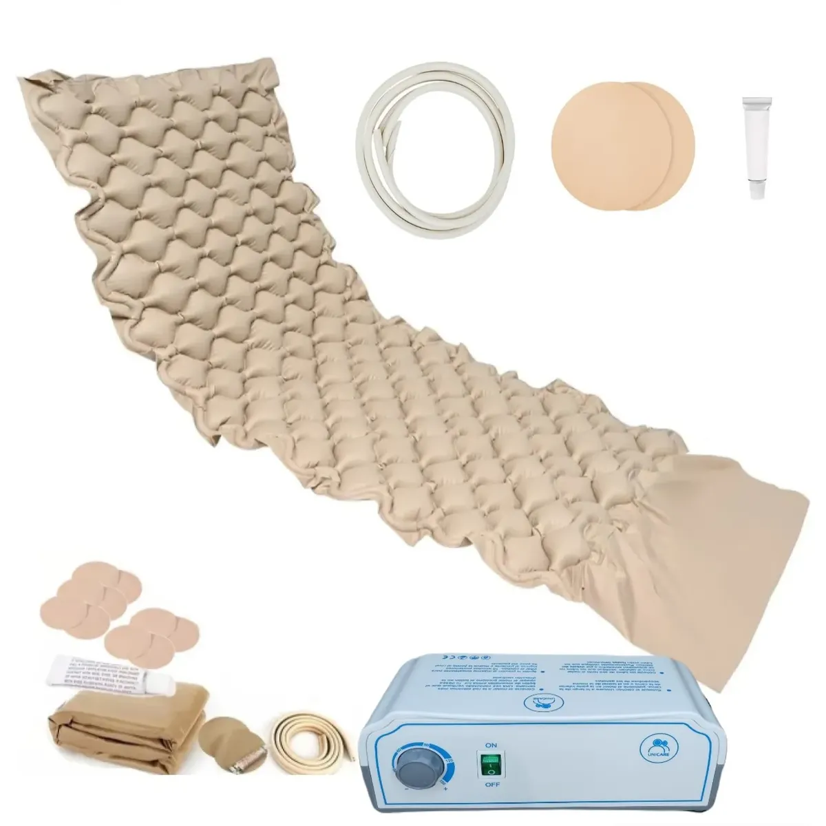 UNICARE - COLCHON  ANTI ESCARAS 150 KILOS  INFLABLE ORIGINAL