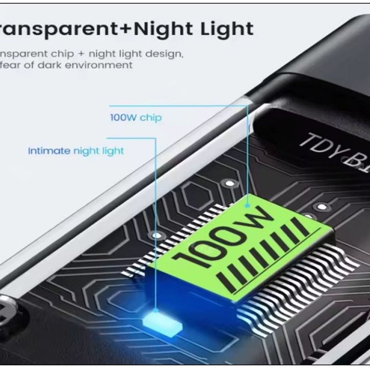 SMART - CABLE 3 EN 1 SUPER RAPIDO 100W RECUBRIMIENTO NYLON MEGA REFORZADO 1.2M