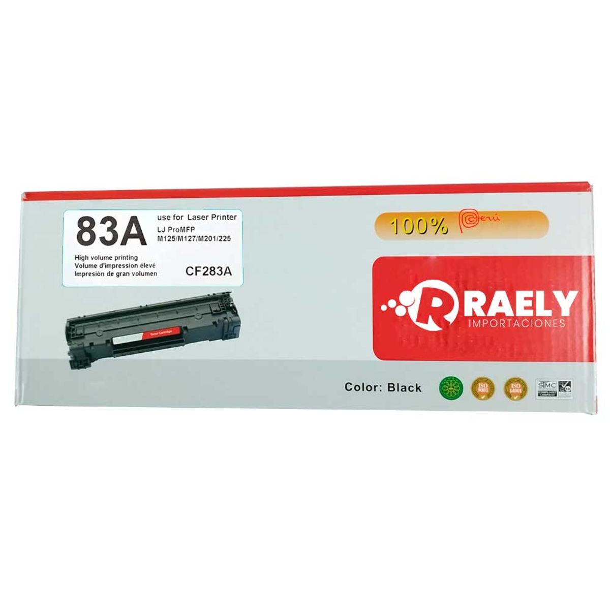 GENERICO - Toner HP 83A CF283A Raely Negro M127fnM225dw Generica