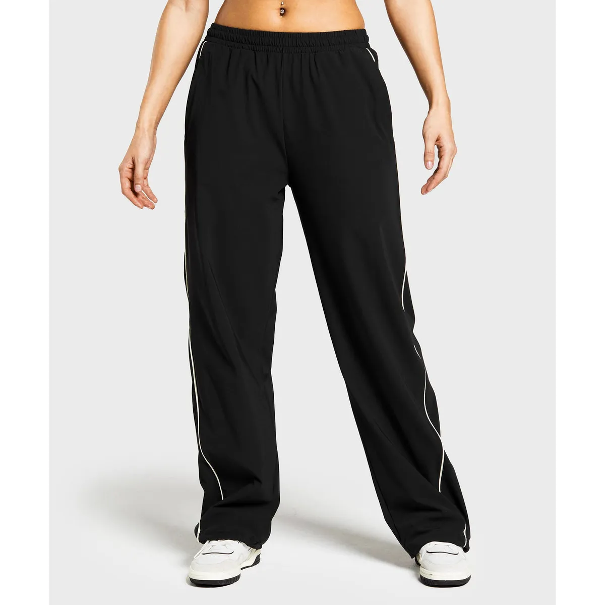 GENERICO - JOGGER OVERSIZE MUJER - PANTALÓN DEPORTIVO ANCHO MUJER - TRACK PANTS