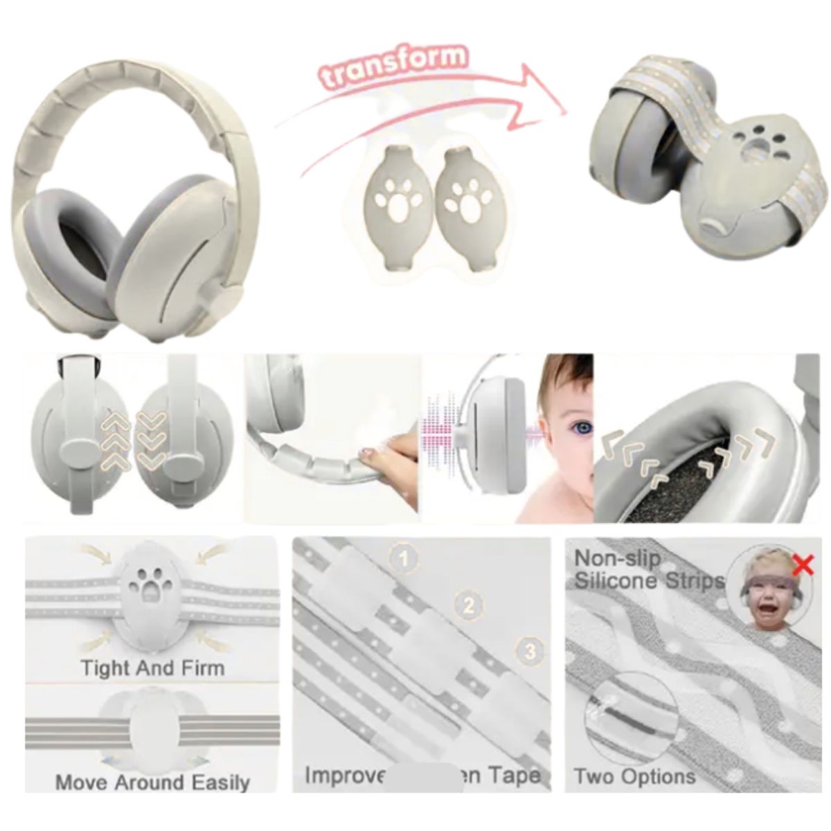 GENERICO - AUDIFONOS  ANTIRUIDO PARA BEBES