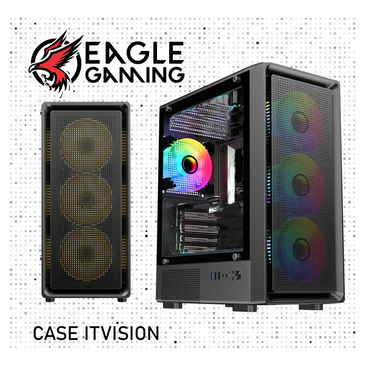 NVIDIA - Computadora PC Gamer Core i5 10400F + RAM 16GB + SSD 512GB + VIDEO RTX 3060 12GB