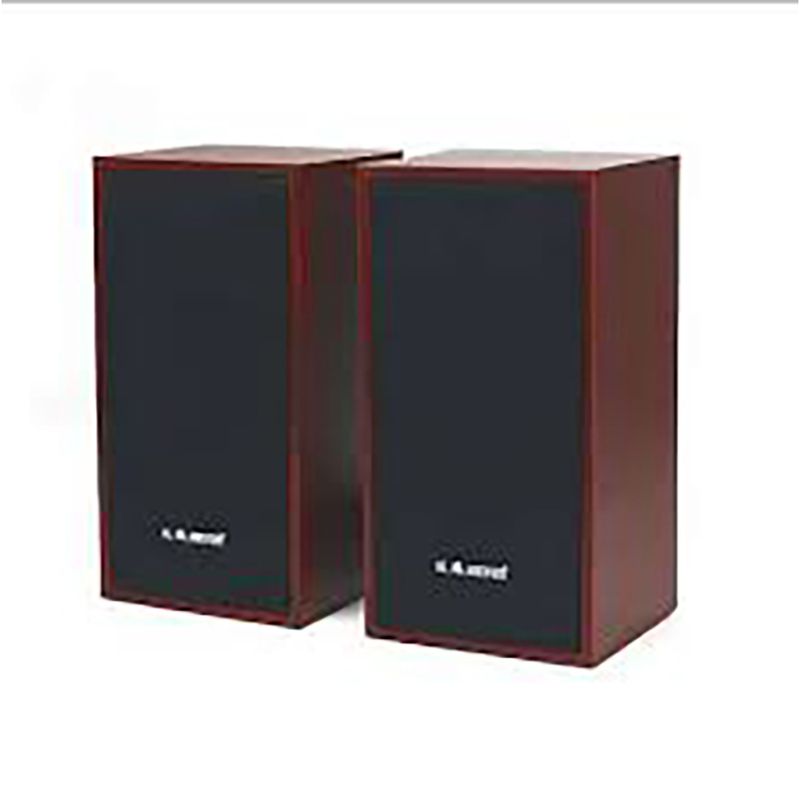 SEISA - Parlantes para PC con Control de Volumen JITENG JT047 - 6W MADERA