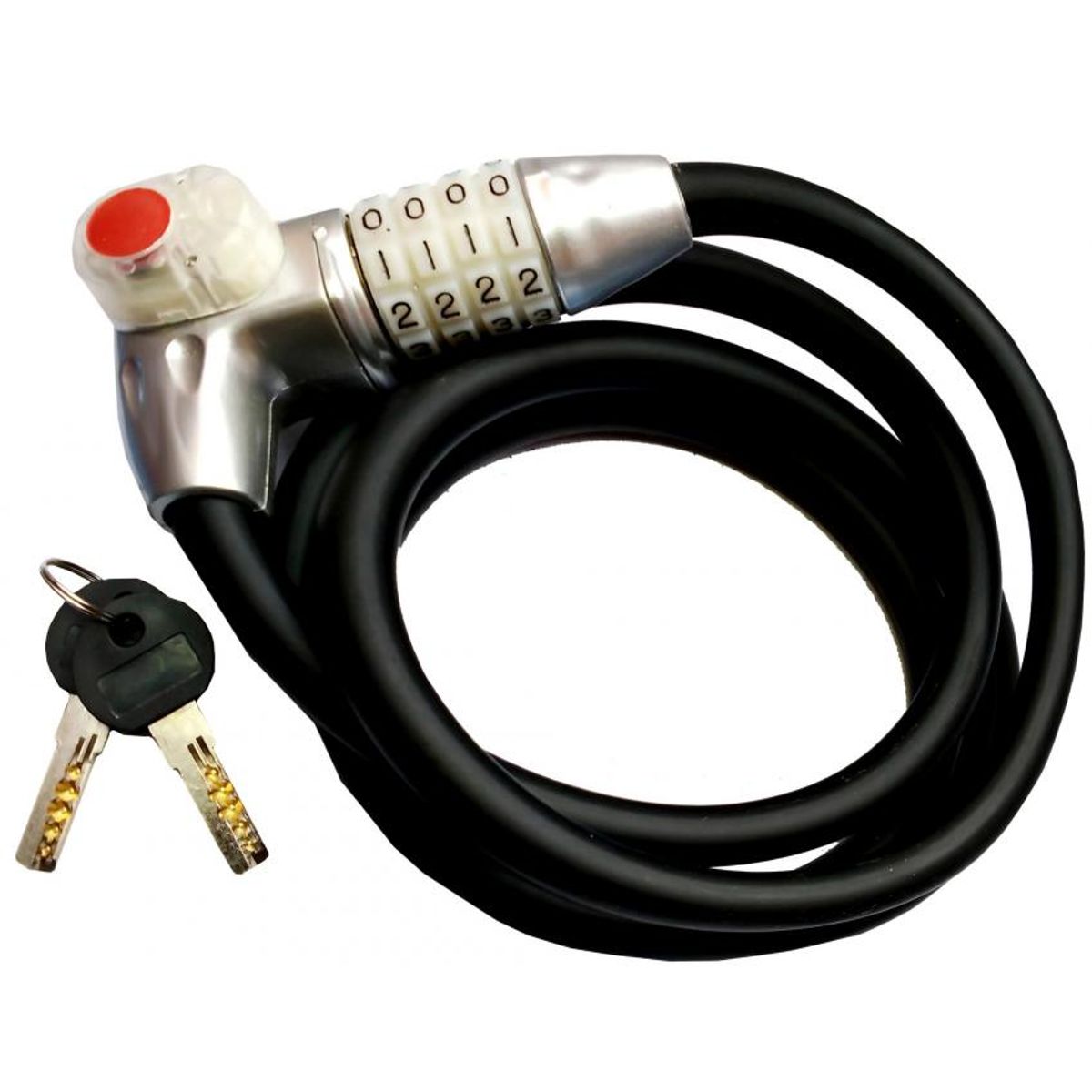 GENERICO - Cadena candado para bicicleta y moto 120cm