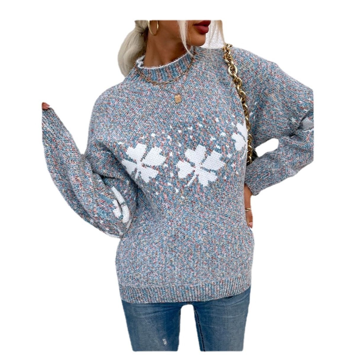 TIOZONEY - Chaleco Cuello Alto para Mujer - Gris