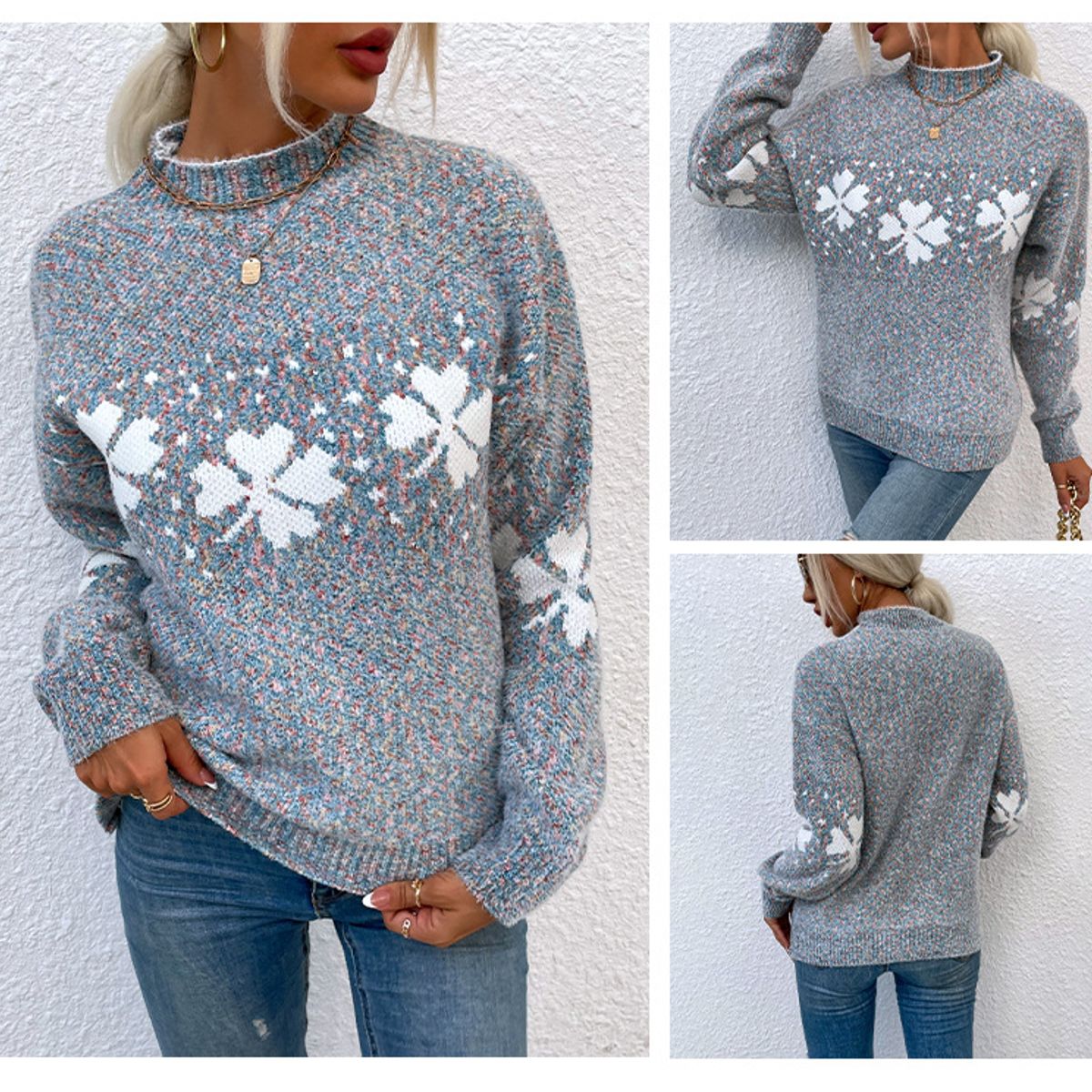 TIOZONEY - Chaleco Cuello Alto para Mujer - Gris