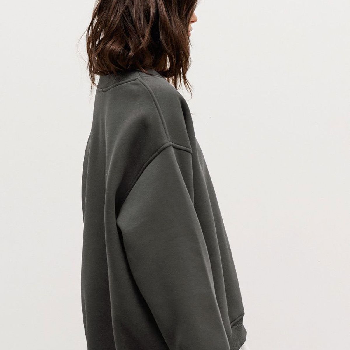 TIOZONEY - Sudadera suelta de cuello redondo para mujer