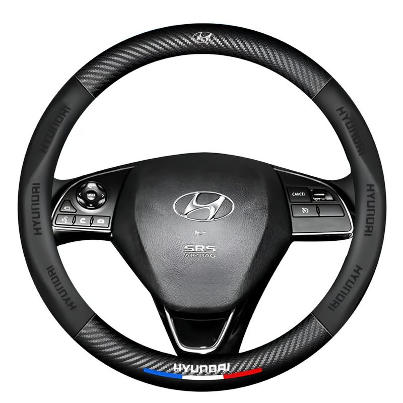 GENERICO - Cubre Volante Hyundai - Fibra de Carbono