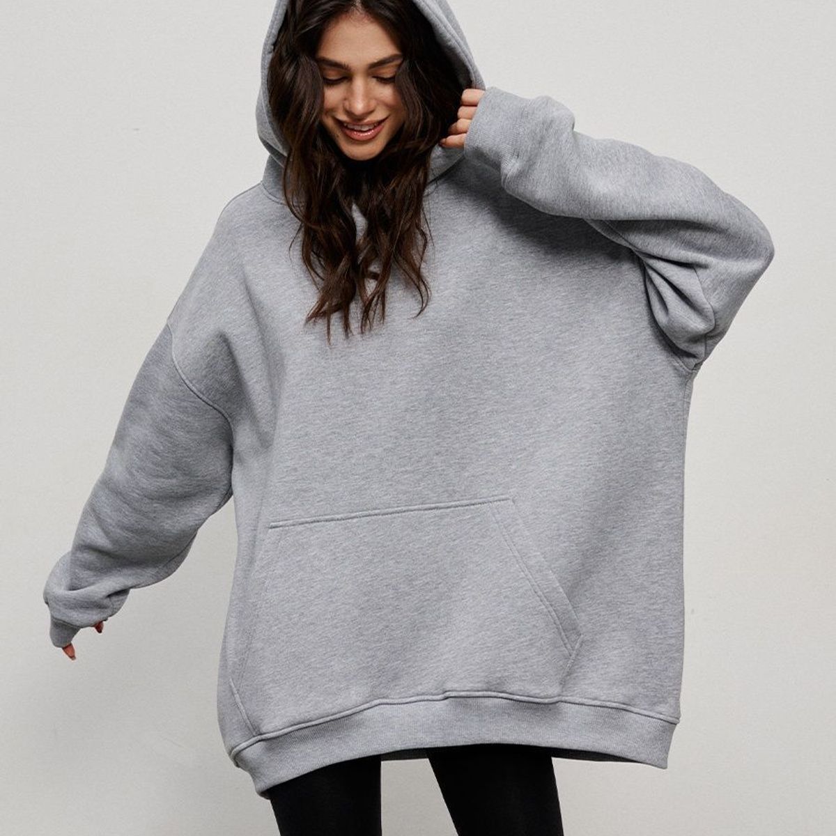 TIOZONEY - Sudadera con capucha y bolsillo holgado para mujer