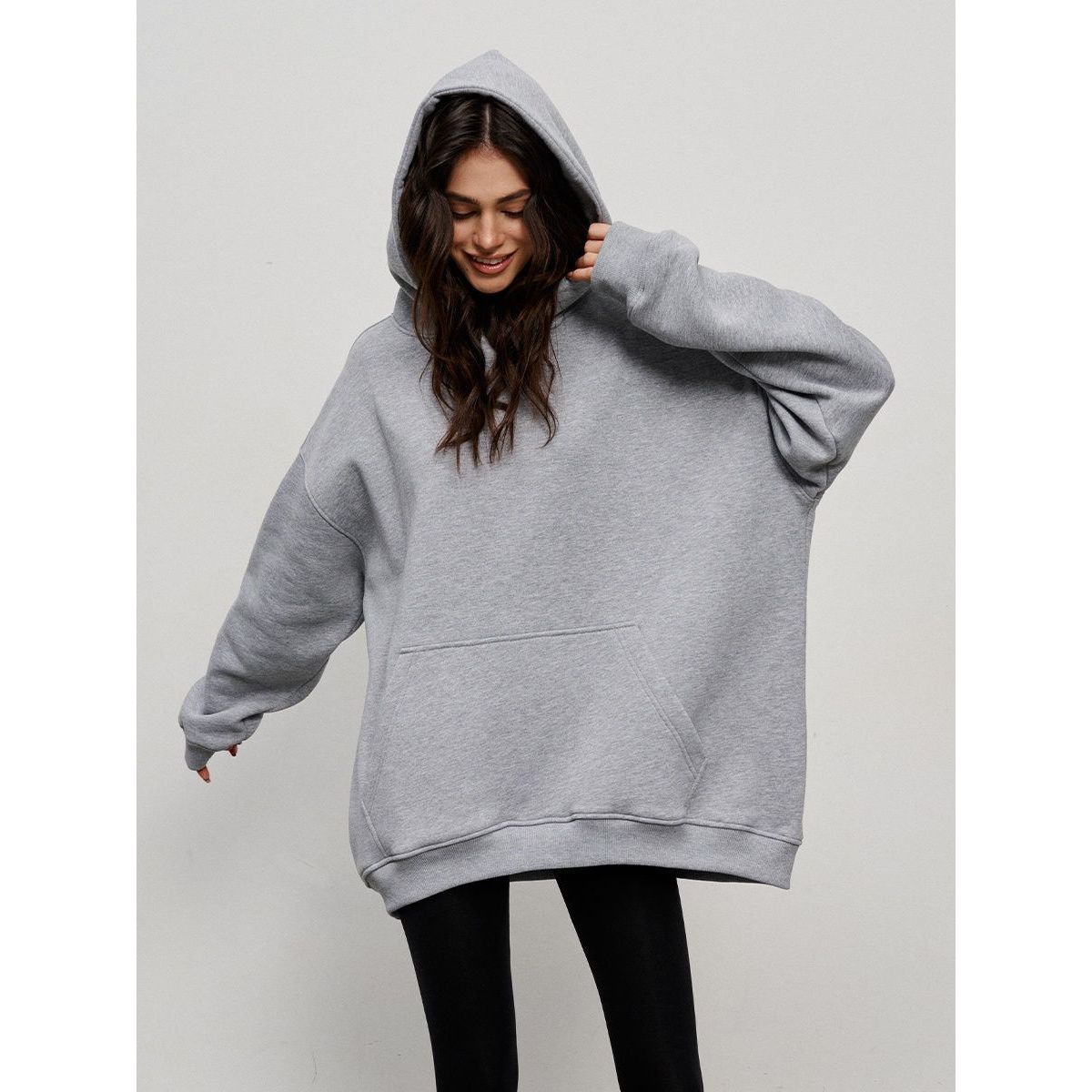 TIOZONEY - Sudadera con capucha y bolsillo holgado para mujer