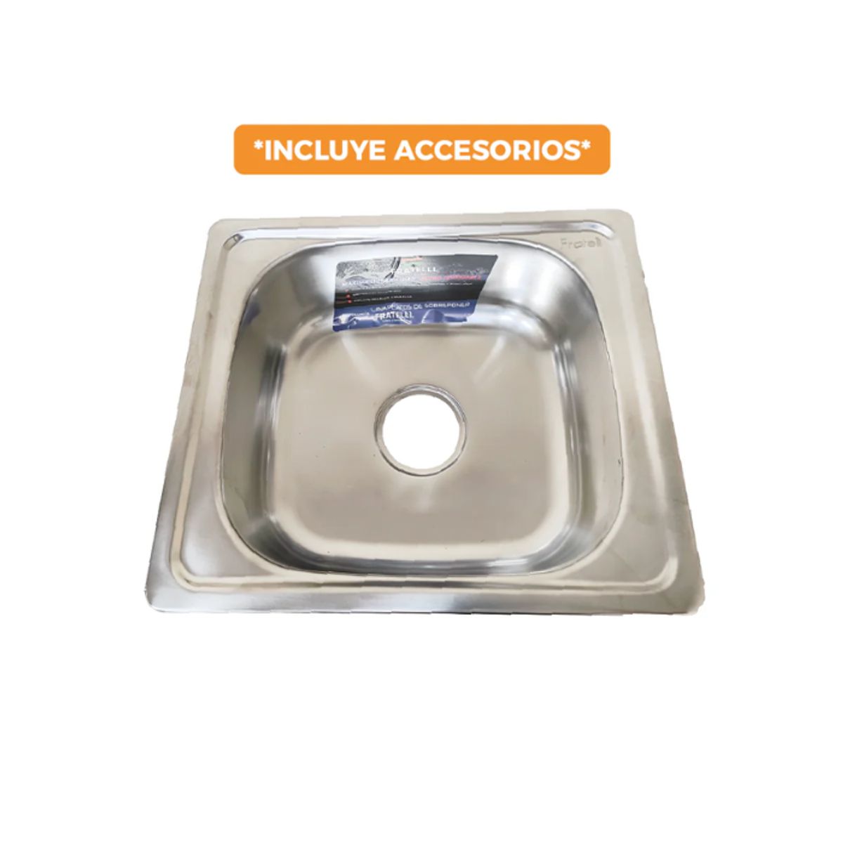 FRATELLI - LAVADERO DE COCINA ACERO INOXIDABLE SATINADO LP-4640