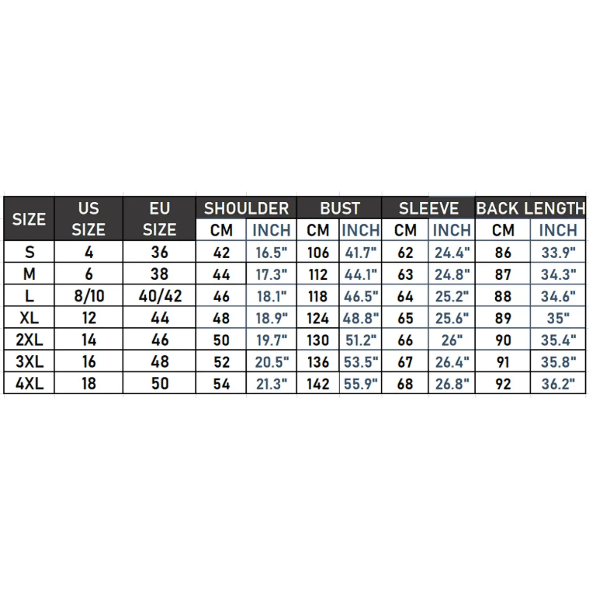 TIOZONEY - Parka Manga Larga Mujer - Negro