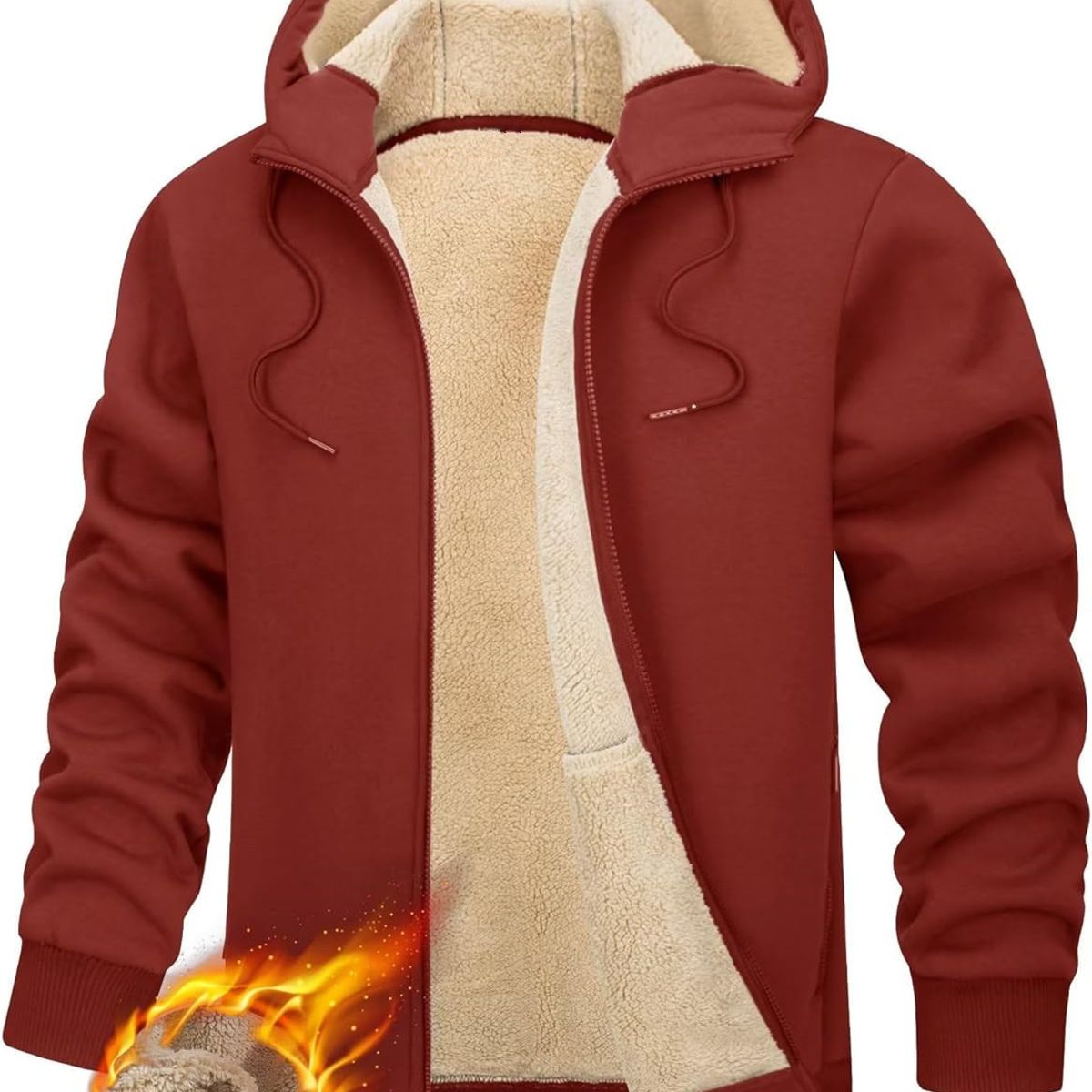 TIOZONEY - Sudadera con capucha para hombres de invierno