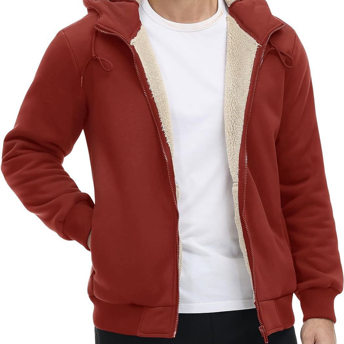 TIOZONEY - Sudadera con capucha para hombres de invierno