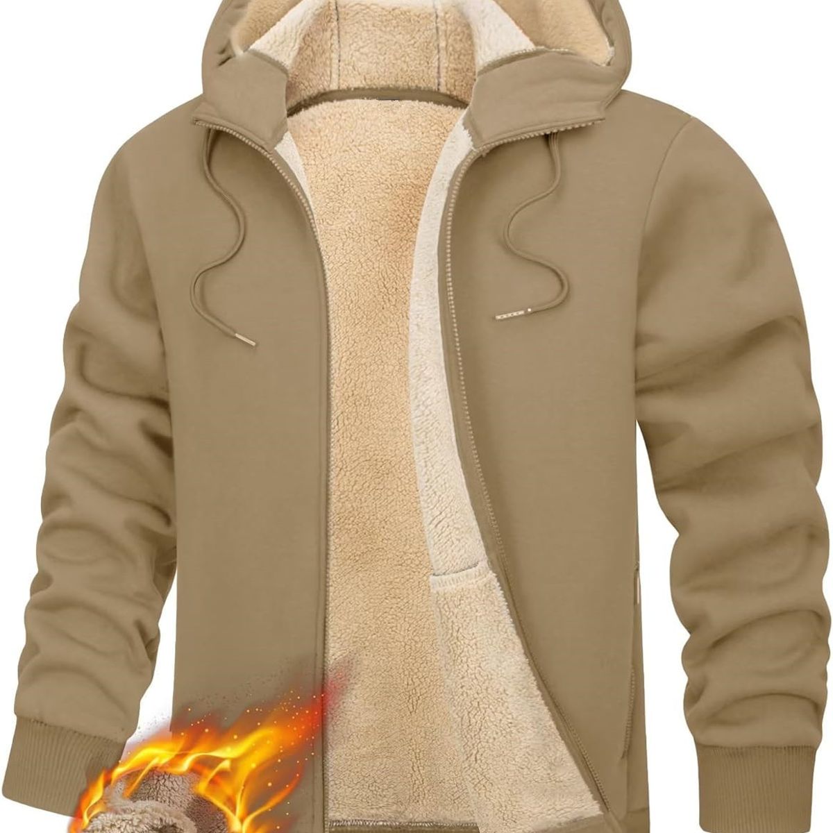 TIOZONEY - Sudadera con capucha para hombres de invierno