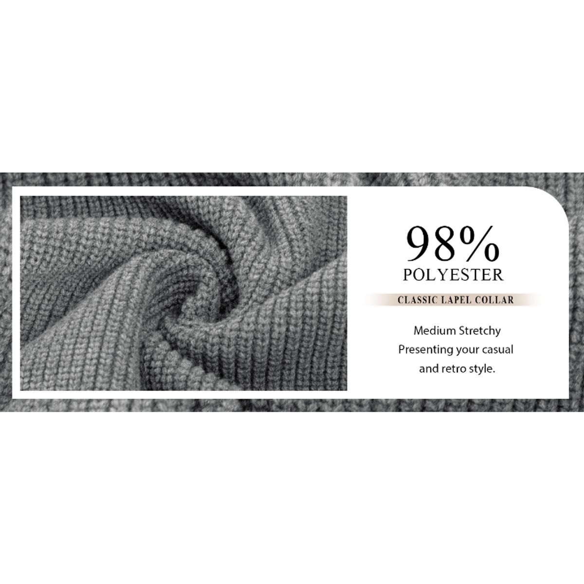 TIOZONEY - Suéter de hombre con cremallera y cuello alto