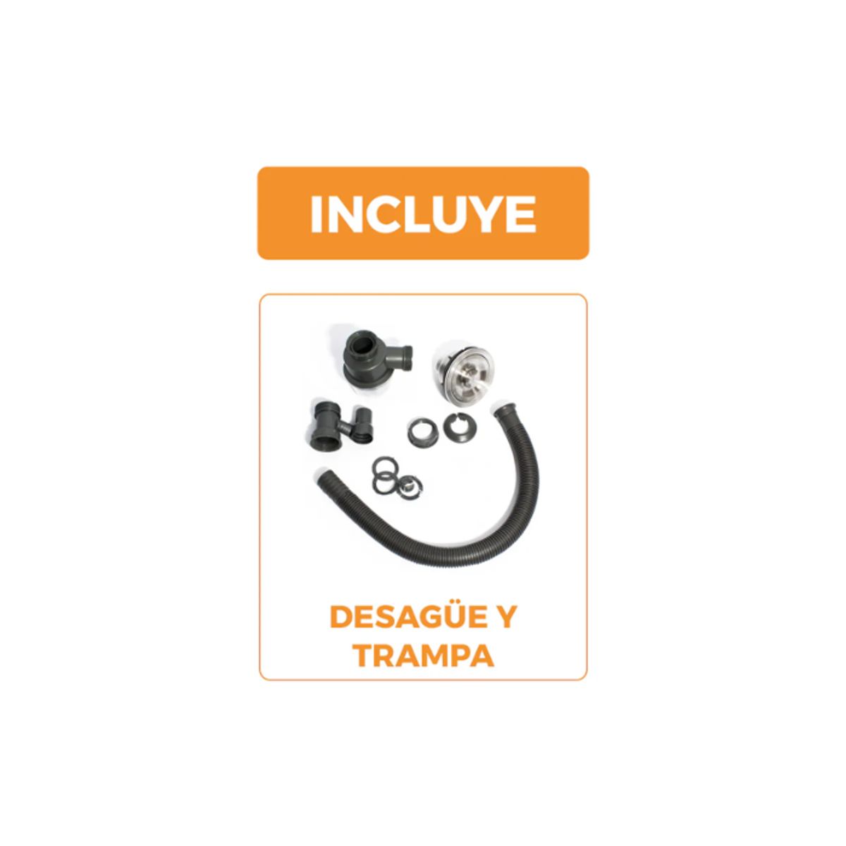 FRATELLI - LAVADERO DE COCINA ACERO INOXIDABLE SATINADO LP-5040