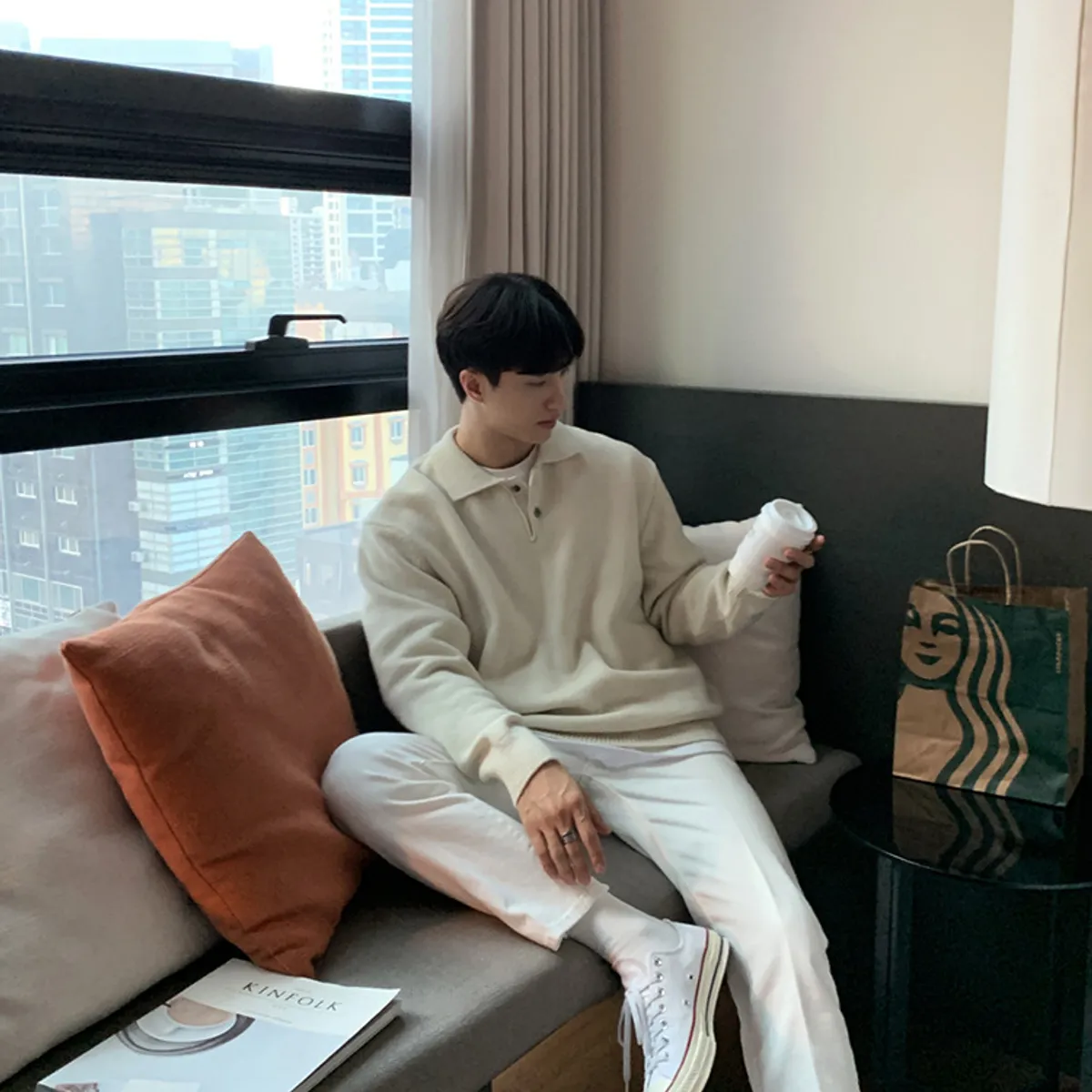 TIOZONEY - Camisa de punto polo para hombres.