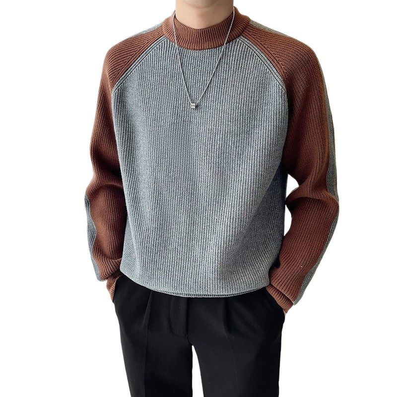 TIOZONEY - Sudadera de cuello redondo para hombres