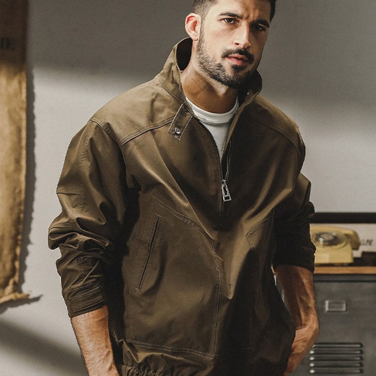 TIOZONEY - Chaqueta ligera para hombres