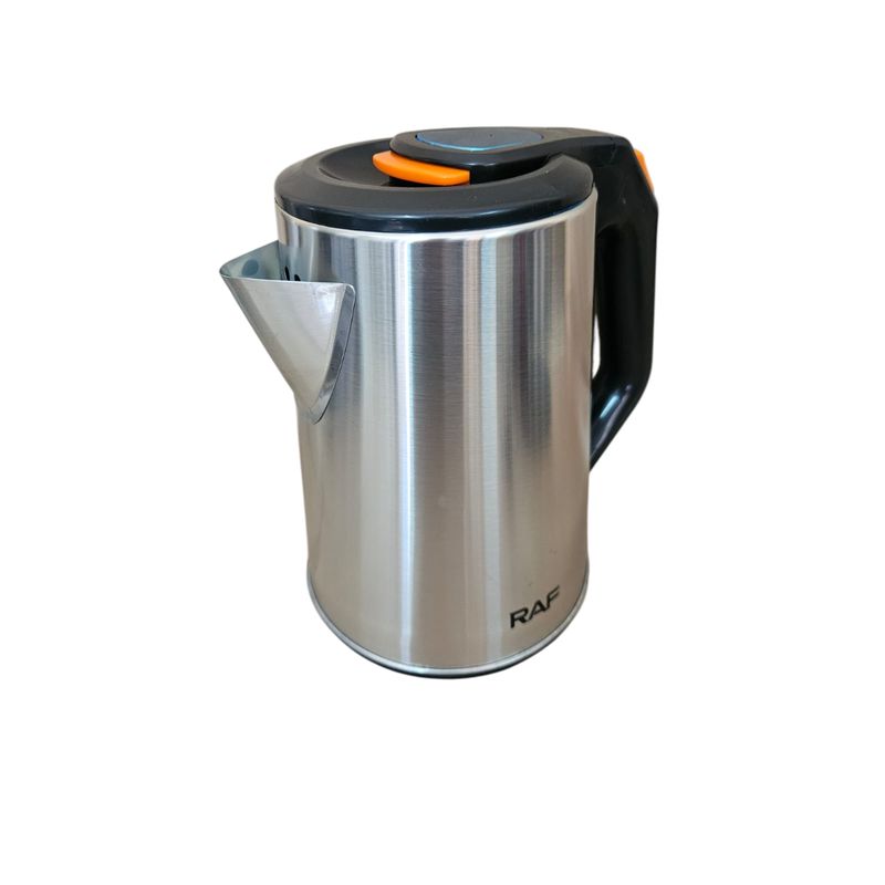 RAFF - TETERA ELÉCTRICA DE 2.5 LITROS  RAF CON APAGADO AUTOMÁTICO PLATEADO