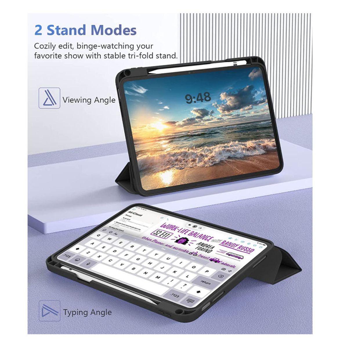 CASE - Case Protector Folio Stand Cover PortaPencil Xiaomi Pad 7, 7 Pro