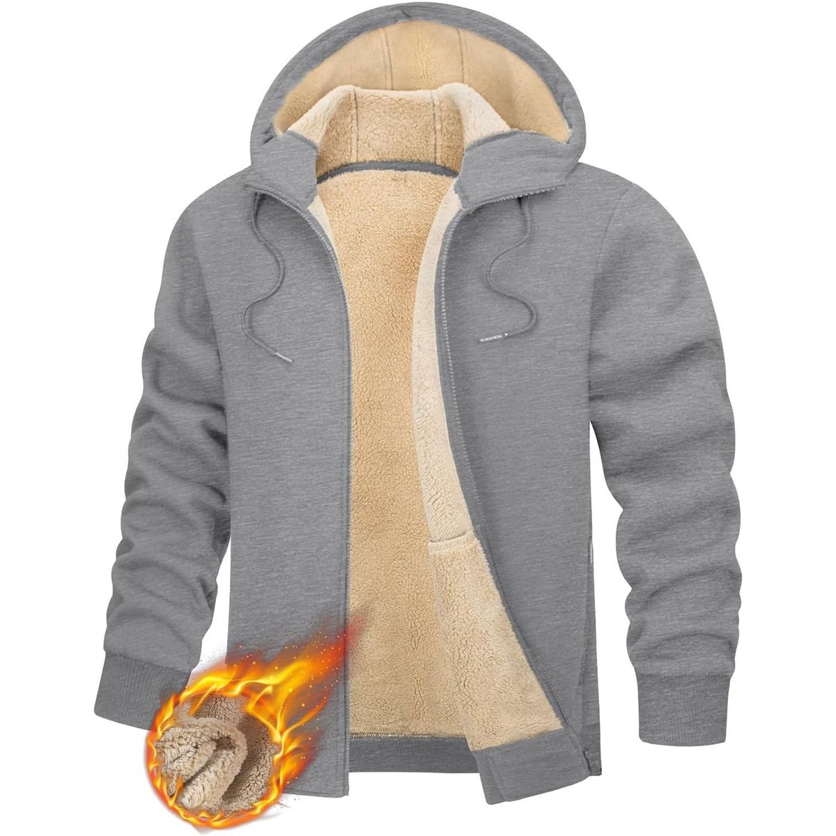 TIOZONEY - Sudadera con capucha para hombres de invierno