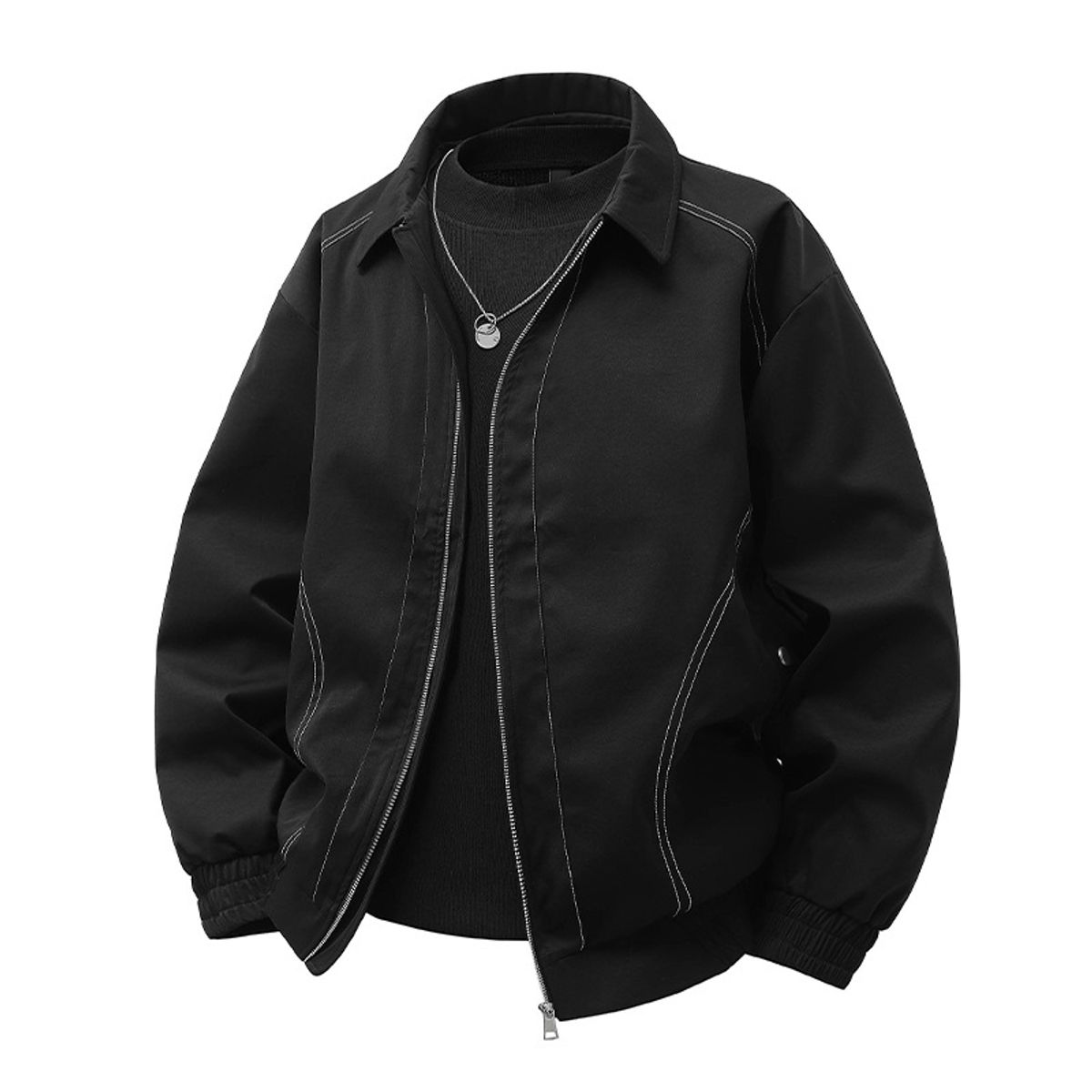 TIOZONEY - Chaqueta a prueba de viento para hombres