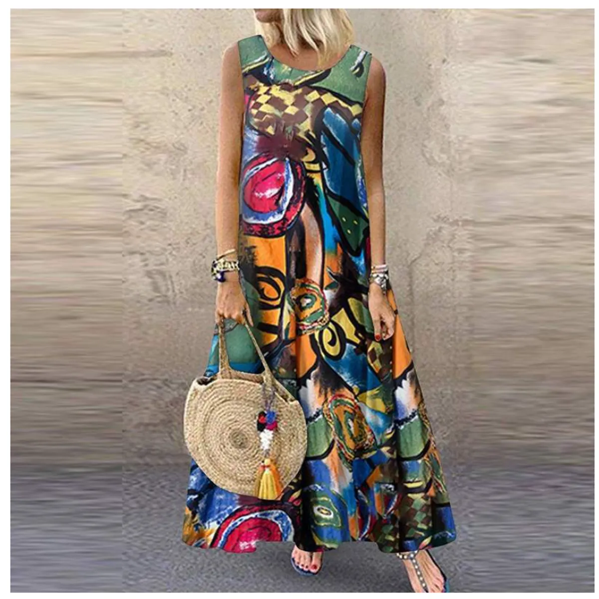 TIOZONEY - Vestido Mujer