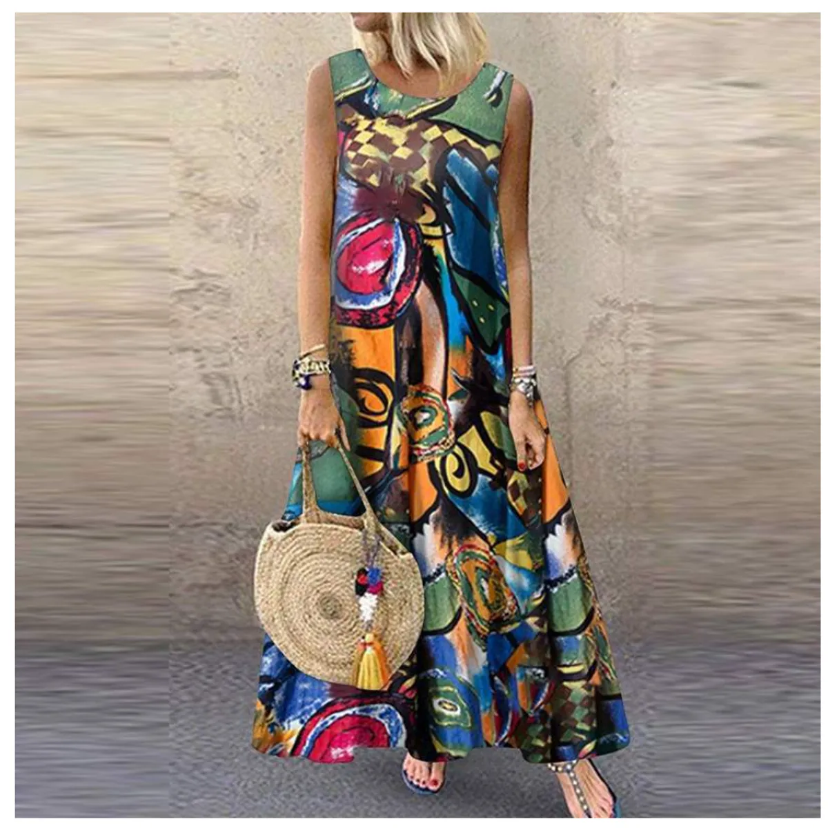 TIOZONEY - Vestido Mujer