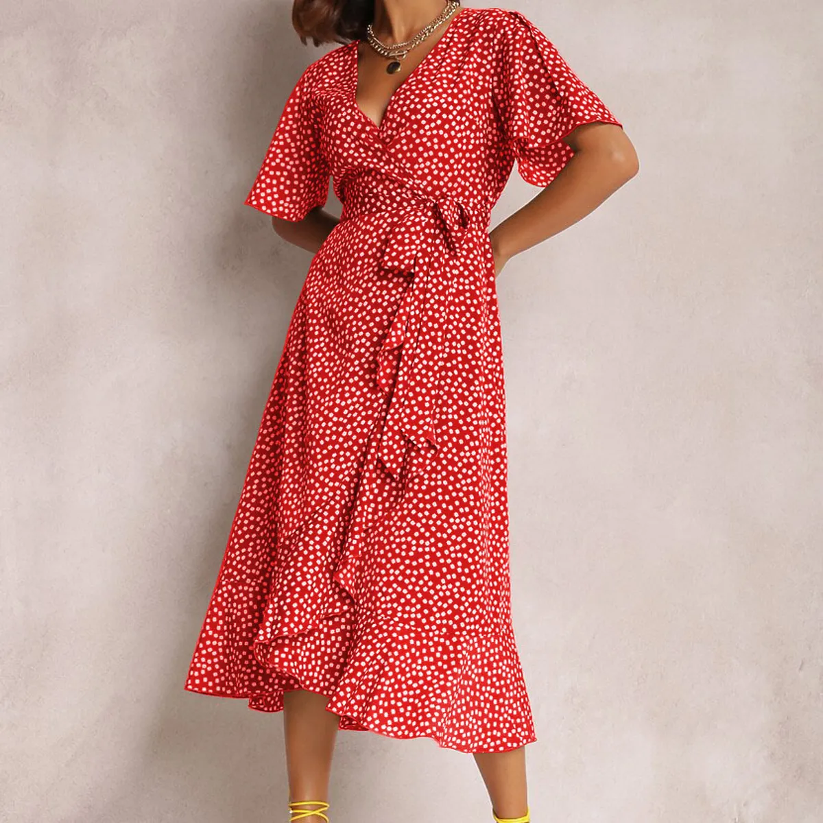 TIOZONEY - Vestido Largo para Mujer