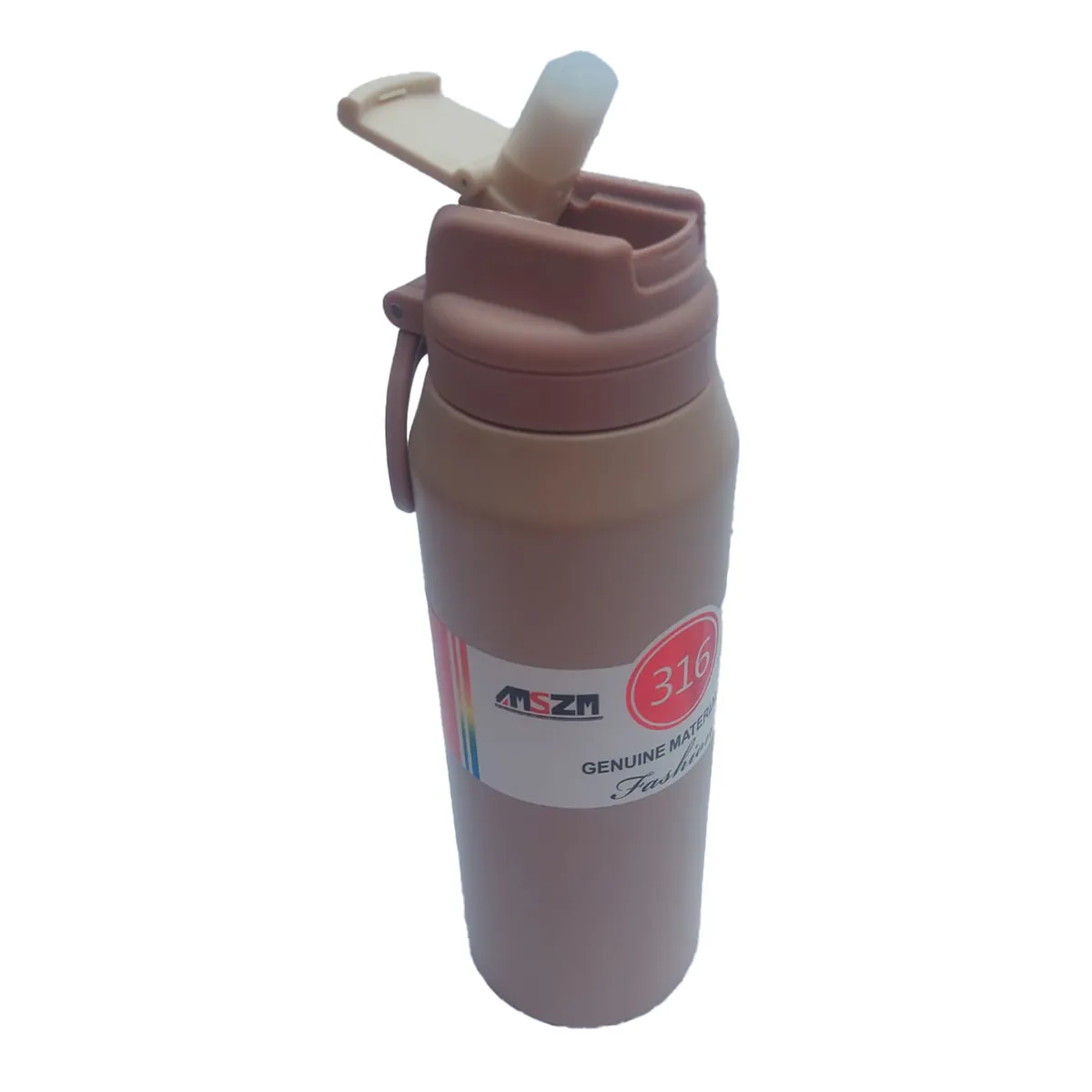 GENERICO - Botella térmica deportiva Tomatodo de Acero Inoxidable Marron