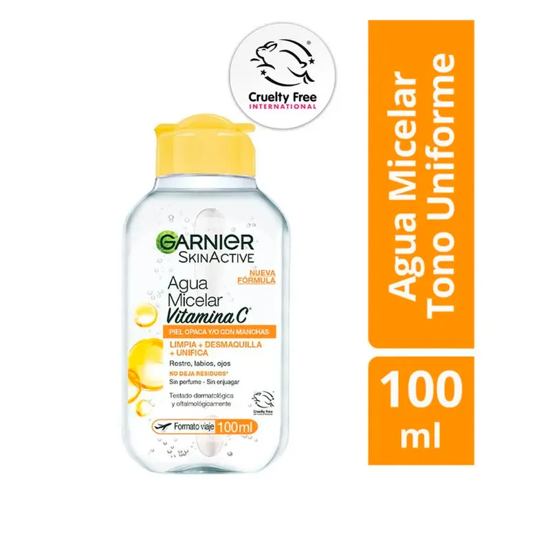 GARNIER - Agua Micelar Garnier Skin Active Vitamina C 100ml