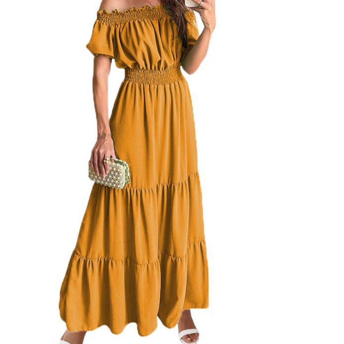 TIOZONEY - Vestido Largo Mujer