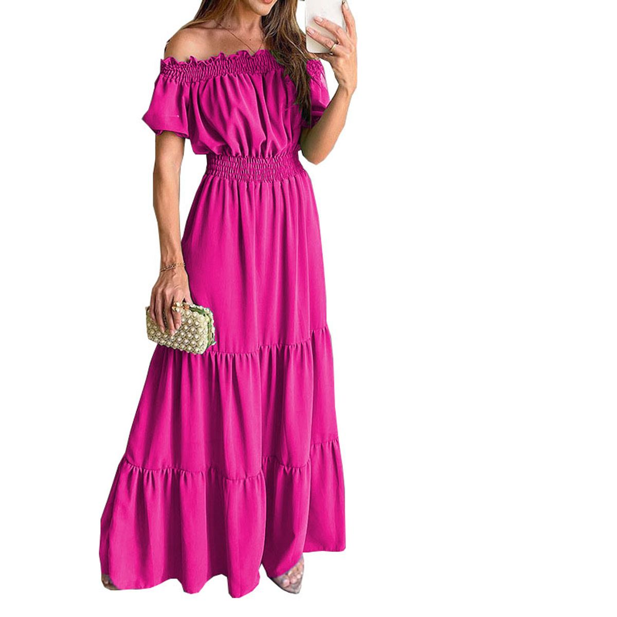 TIOZONEY - Vestido Largo Mujer