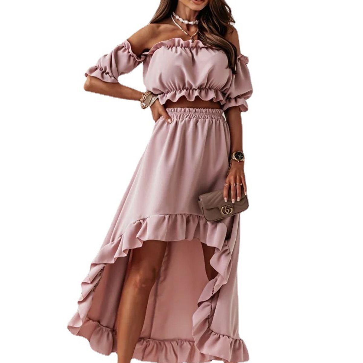 TIOZONEY - Vestido Largo Mujer