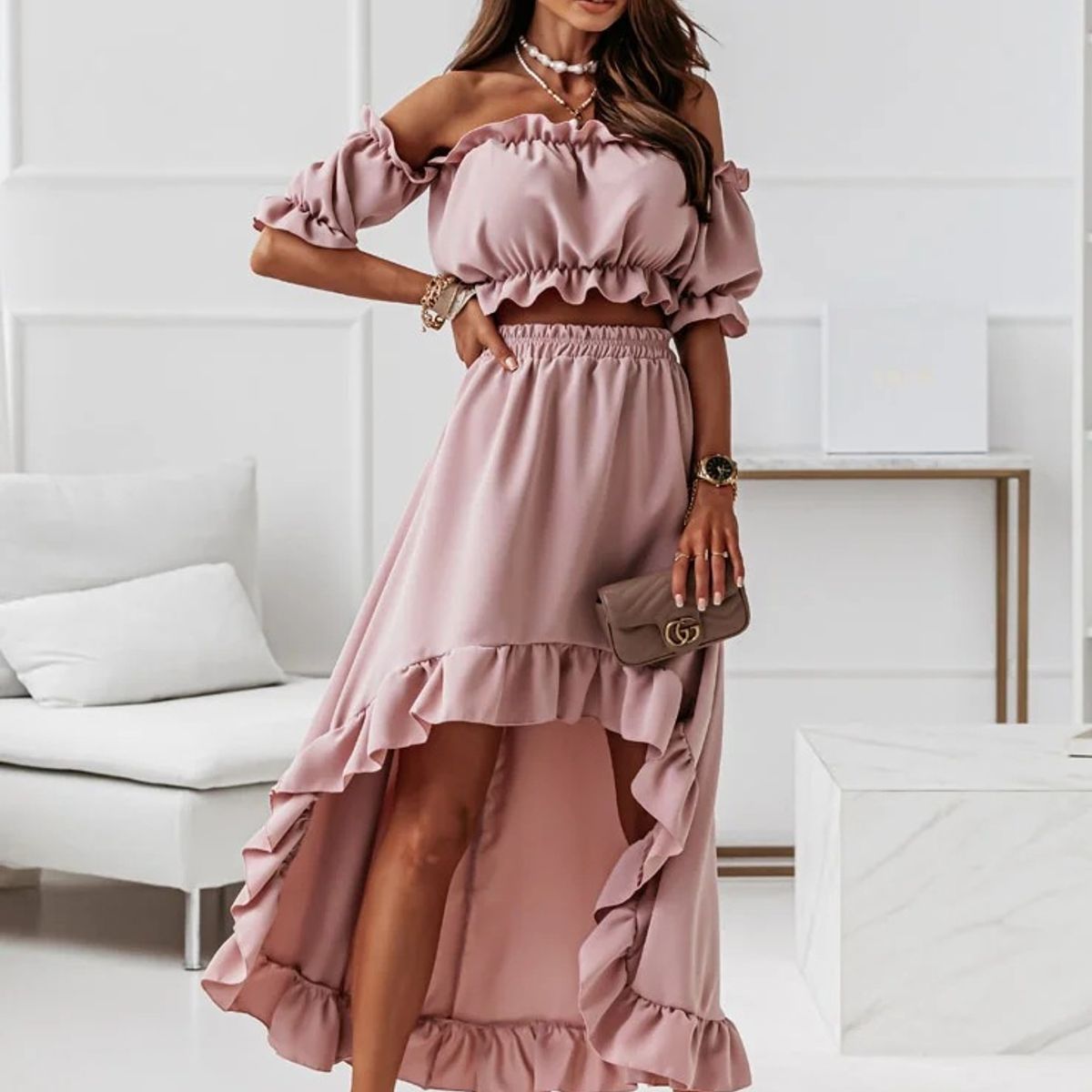 TIOZONEY - Vestido Largo Mujer