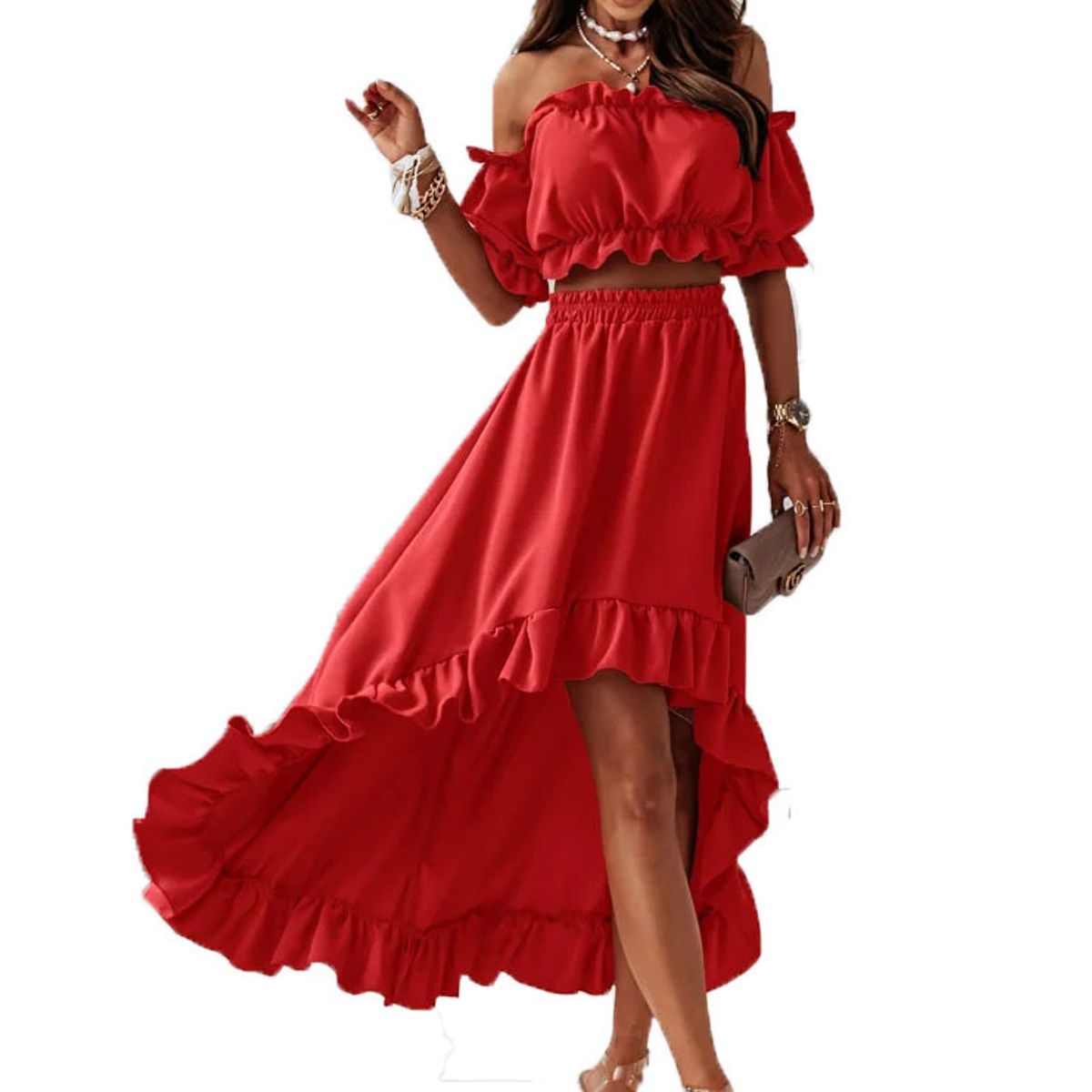 TIOZONEY - Vestido Largo Mujer