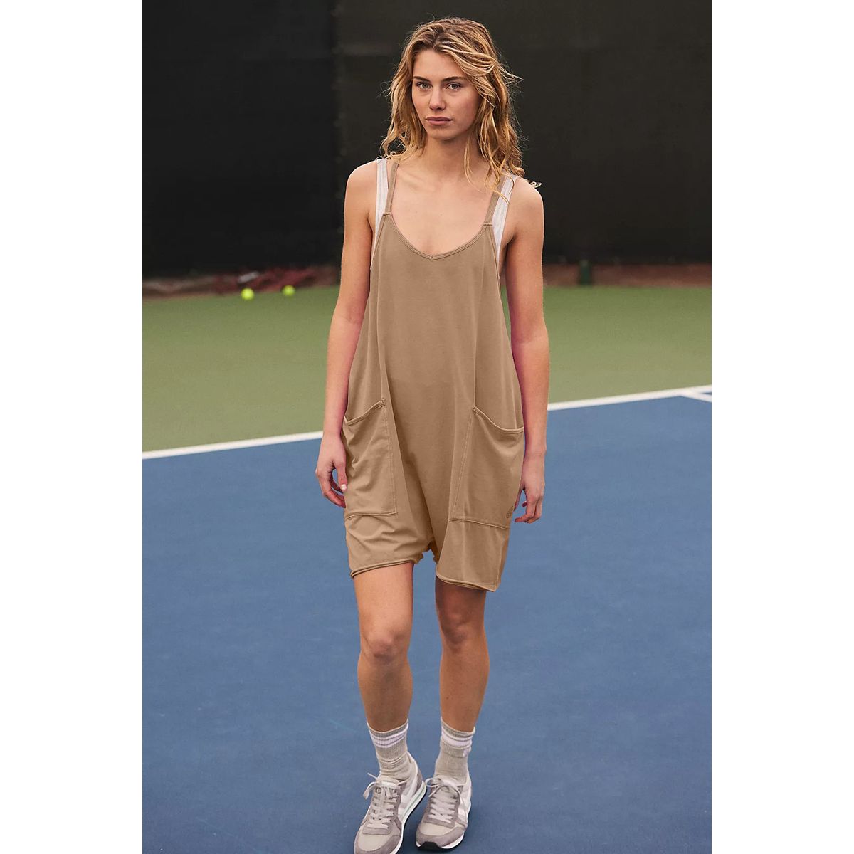 TIOZONEY - Mono Ancho con Tiras para Mujer