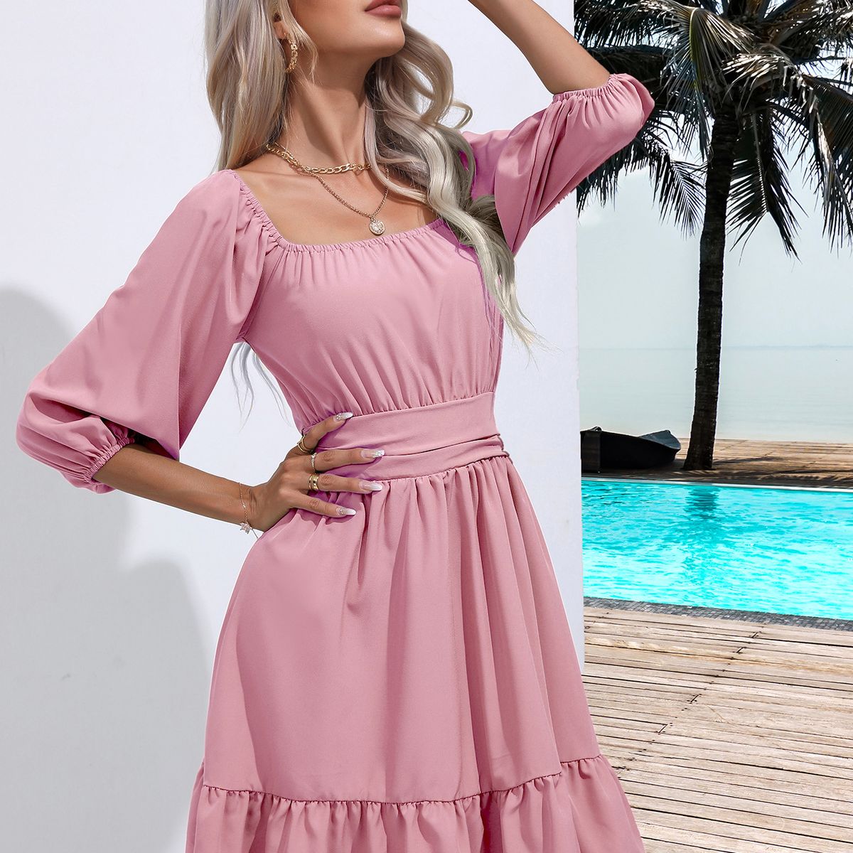 TIOZONEY - Vestido Mujer