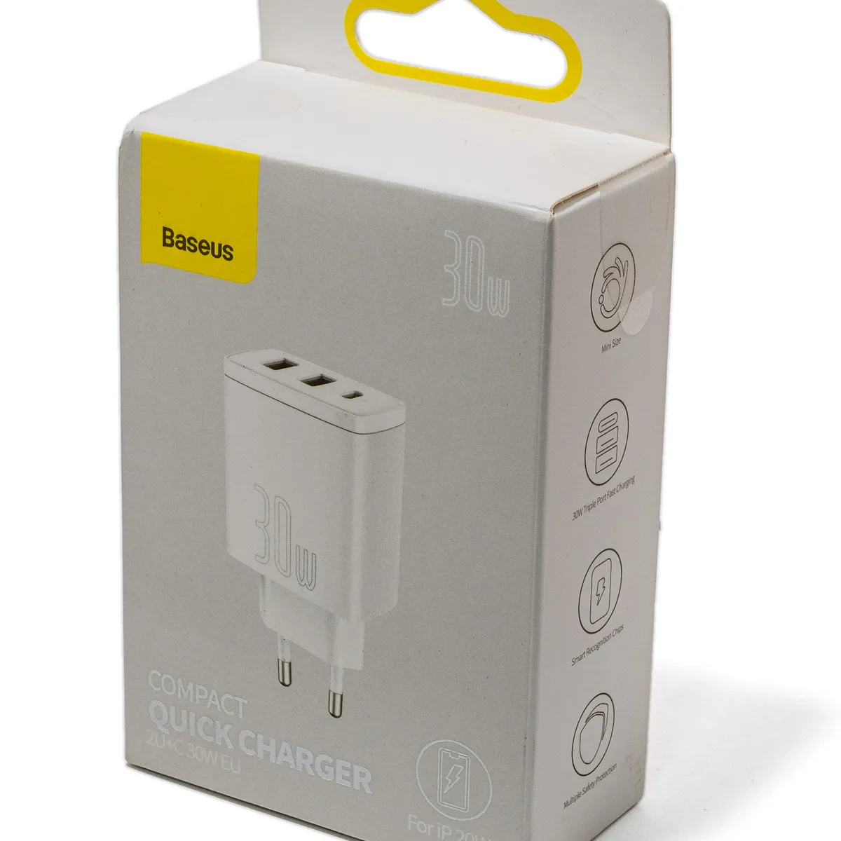 BASEUS - CARGADOR RÁPIDO PARA MÓVIL  QC 3.0  30W  BASEUS