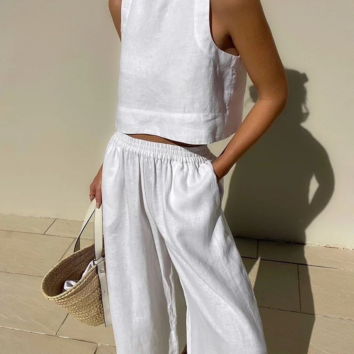 TIOZONEY - Blazer vest y pantalones casuales para mujeres Traje