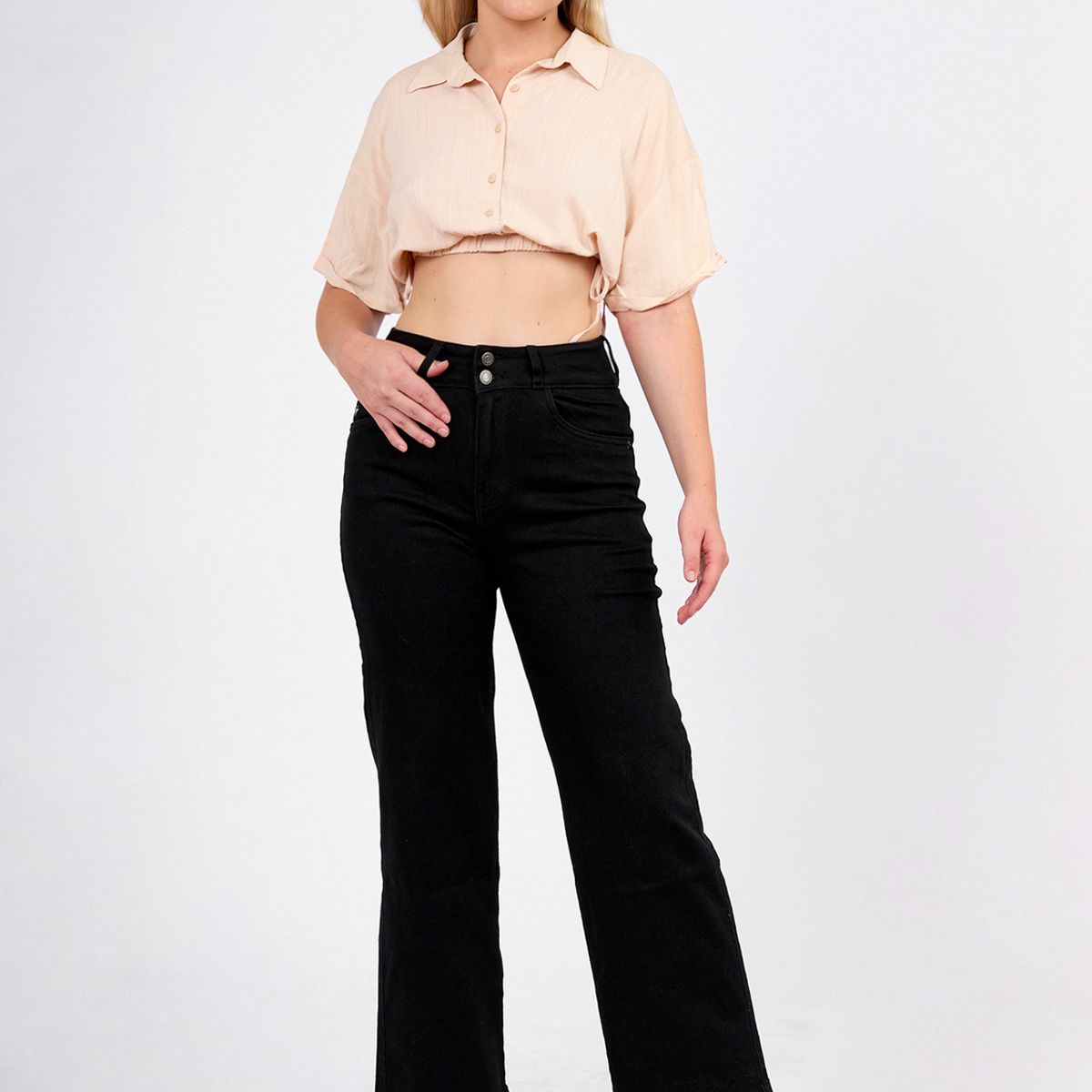 GENERICO - BAGGY  JEANS MUJER FORCAPS OLIVIA