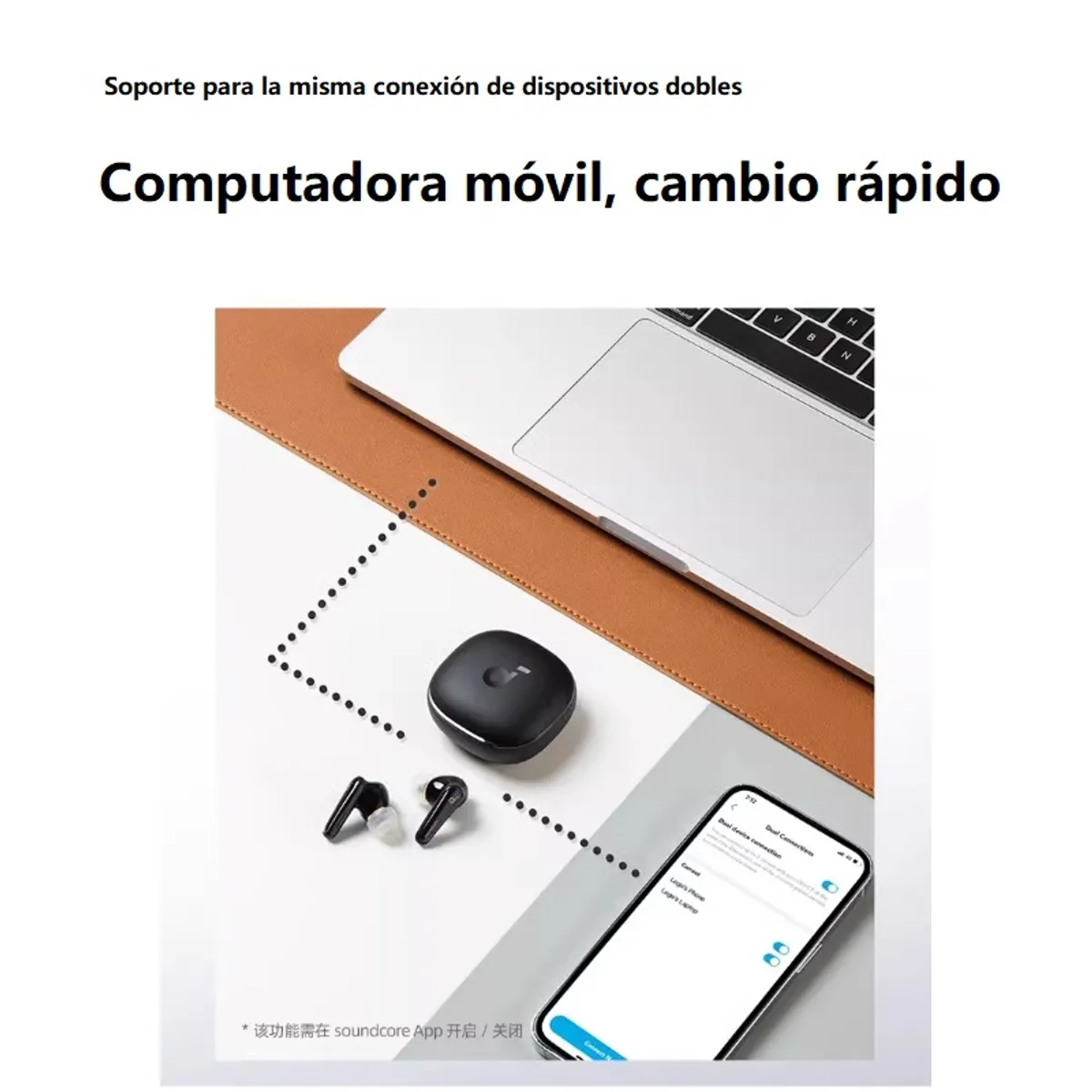 SOUNDCORE - Audífonos Bluetooth Soundcore Liberty 4-II NC Cancelacion Ruido Blanco