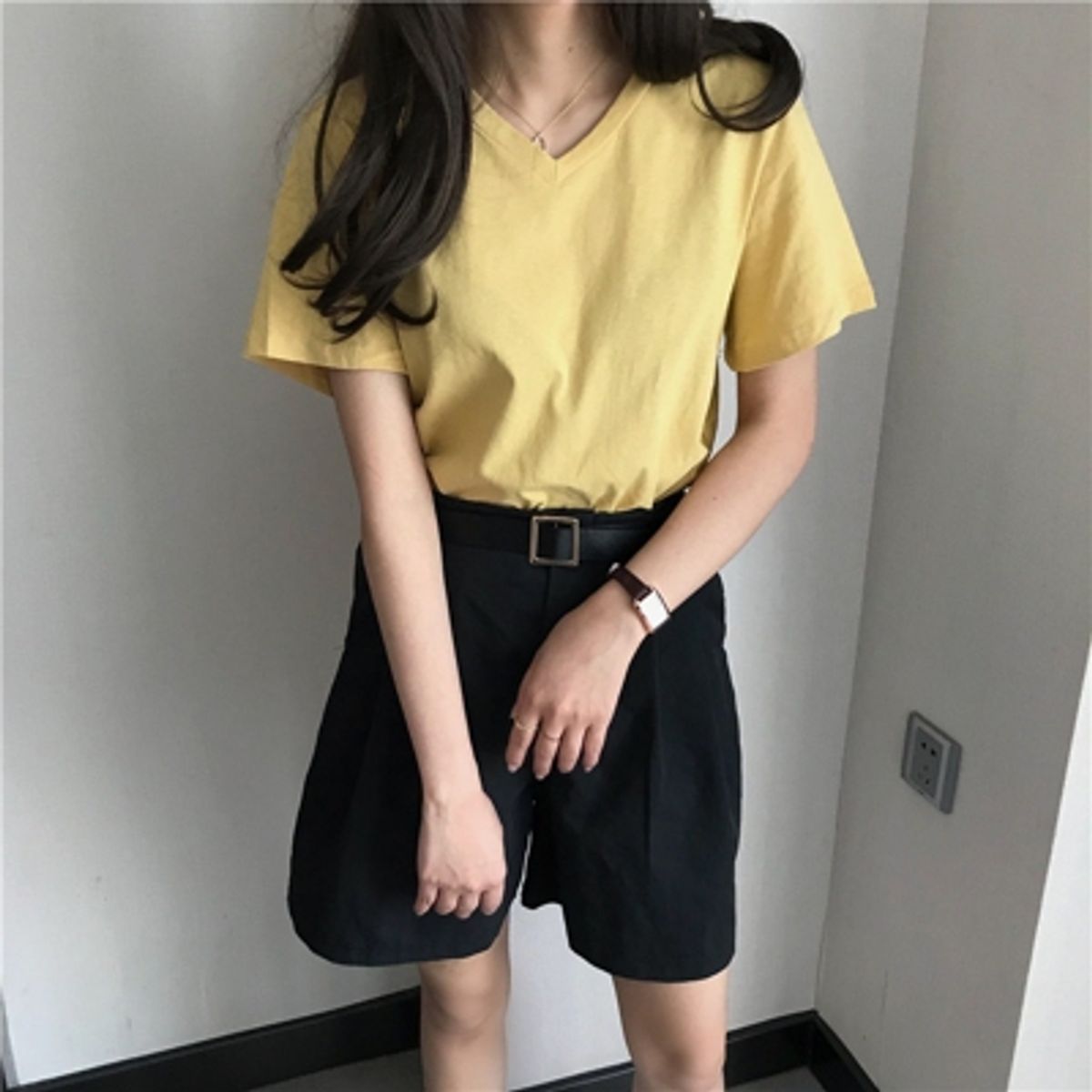 TIOZONEY - Polera manga corta verano mujer