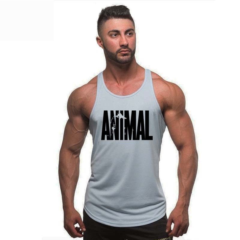 TIOZONEY - Polera sin mangas estampado hombre