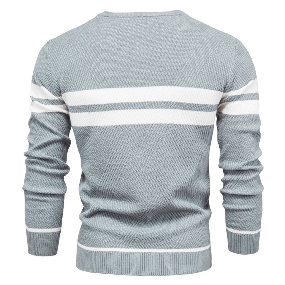 TIOZONEY - Polera Manga Larga Algodón Hombre