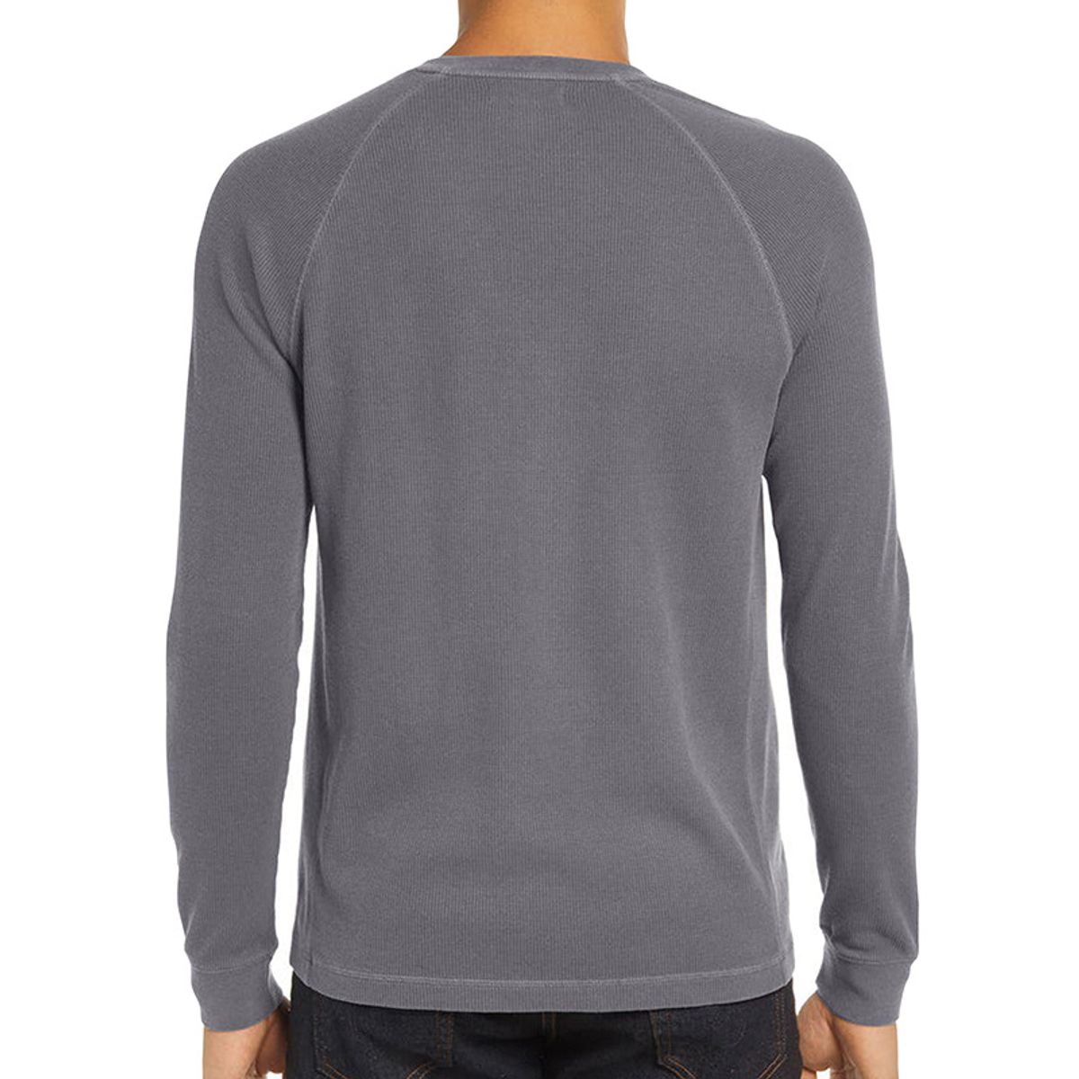 TIOZONEY - Polera Manga Larga Algodón Hombre